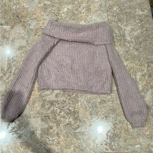 Light purple lavender sweater